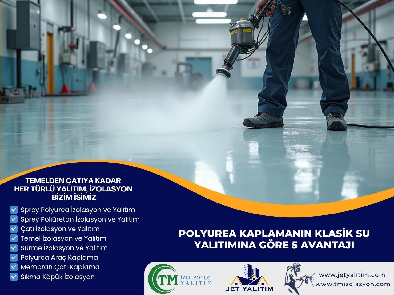 Polyurea Kaplamanın Klasik Su Yalıtımına Göre 5 Avantajı